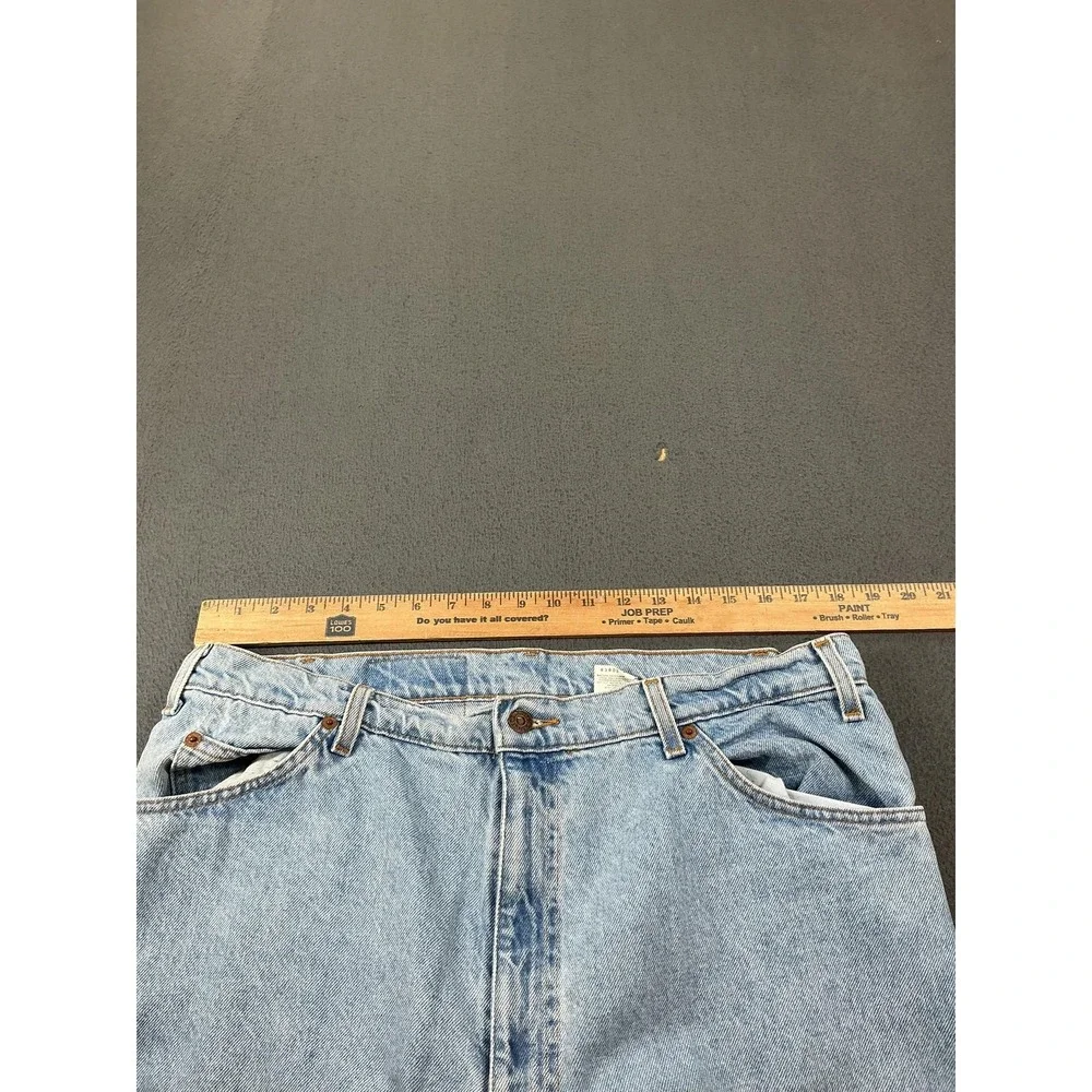 Levi's 550 Jeans Mens 38x34 Light Blue Relaxed Tapered Leg Denim Mexico